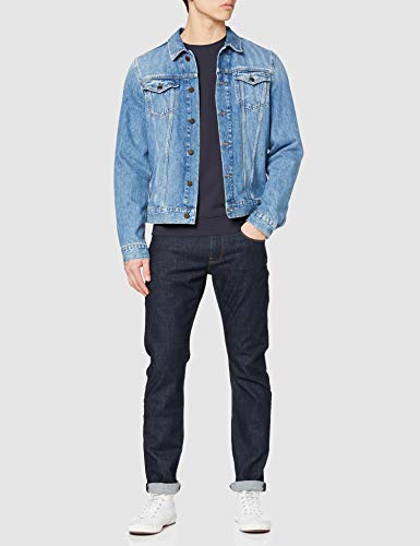 Tommy Hilfiger Basic Embroidered Sweatshirt Sudadera, Azul (Desert Sky), Large para Hombre