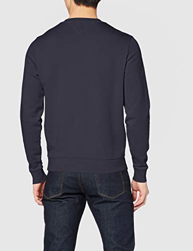 Tommy Hilfiger Basic Embroidered Sweatshirt Sudadera, Azul (Desert Sky), Large para Hombre