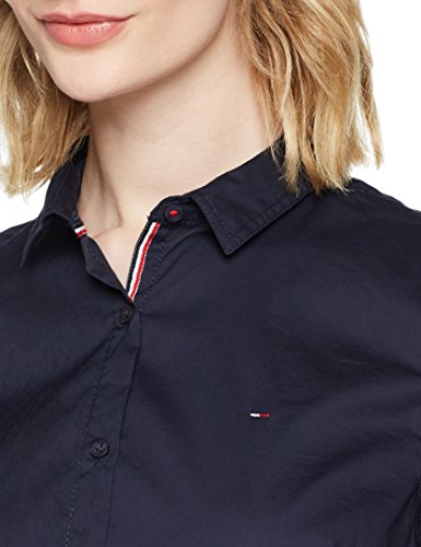Tommy Hilfiger Basic Stretch Blusa, Azul (Navy Blazer 416), Small para Mujer