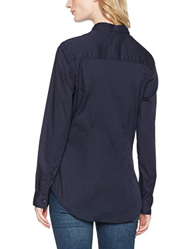 Tommy Hilfiger Basic Stretch Blusa, Azul (Navy Blazer 416), Small para Mujer