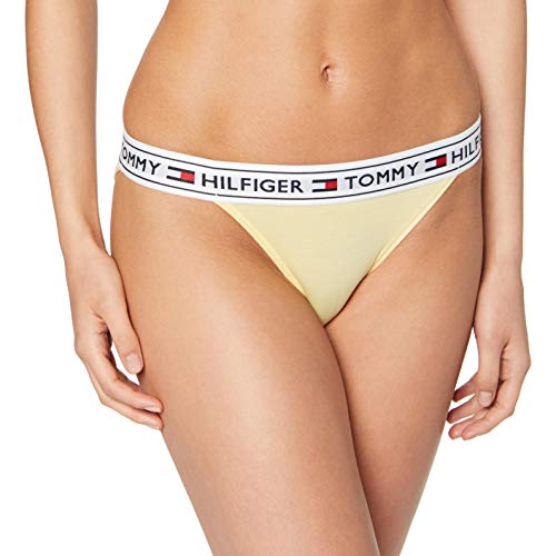 Tommy Hilfiger Bikini Culotte, Amarillo (Lemon Meringue 710), Large (Talla fabricante: Large) para Mujer