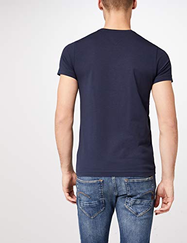 Tommy Hilfiger Core Stretch Slim Cneck tee Camiseta, Azul (Navy Blazer 416), XXX-Large para Hombre