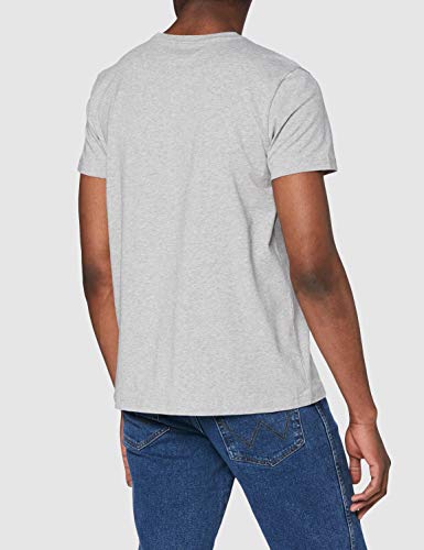 Tommy Hilfiger Core Stretch Slim Cneck tee Camiseta, Gris (Cloud Htr 501), Large para Hombre