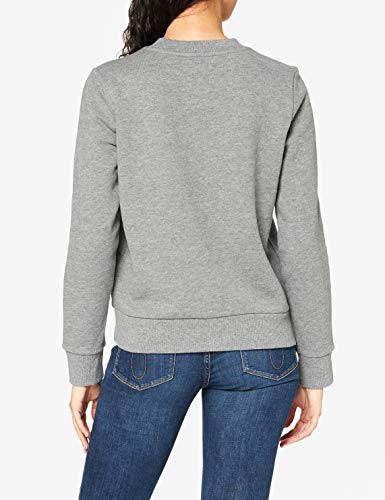 Tommy Hilfiger Hadar Cn HWK L/s Sudadera, Gris (Mid Grey Heather 025), X-Small para Mujer