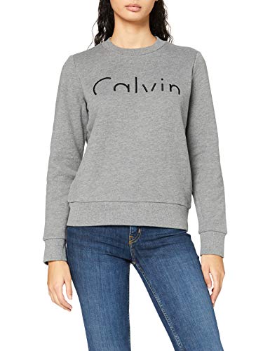 Tommy Hilfiger Hadar Cn HWK L/s Sudadera, Gris (Mid Grey Heather 025), X-Small para Mujer