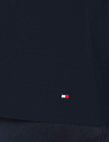 Tommy Hilfiger Heritage Crew Neck Graphic tee Camiseta, Azul (Midnight 403), Large para Mujer