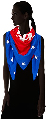 Tommy Hilfiger Logo Square Pañuelo, Multicolor, Talla única (Talla del fabricante: OS) para Mujer