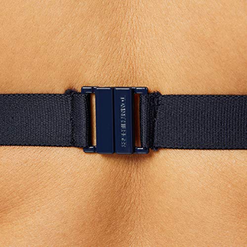 Tommy Hilfiger Mujer Triangle Fixed Parte de Arriba de Bikini Not Applicable, Azul,