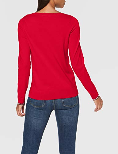 Tommy Hilfiger New Ivy Boat-nk Swtr LS Suéter, Rosa (Ruby Jewel), XXX-Large para Mujer