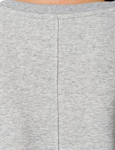 Tommy Hilfiger Oversized Open-NK Sweatshirt LS Sudadera, Gris Brezo, S para Mujer