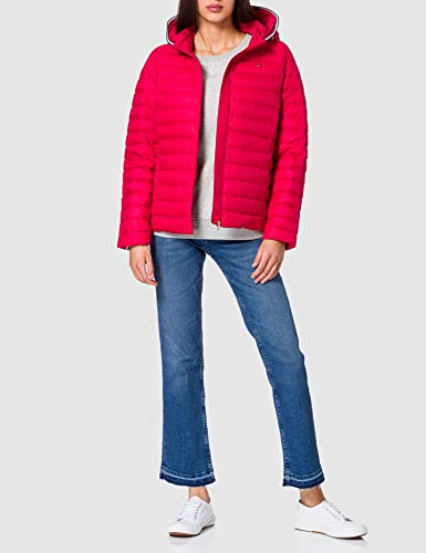 Tommy Hilfiger Oversized Open-NK Sweatshirt LS Sudadera, Gris Brezo, S para Mujer