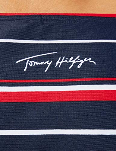Tommy Hilfiger String Side Tie Bikini Braguita, Azul (Hrtg Logo Str Navy Blazer 411), 42 (Talla del Fabricante: Large) para Mujer