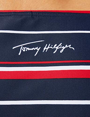 Tommy Hilfiger String Side Tie Bikini Braguita, Azul (Hrtg Logo Str Navy Blazer 411), 42 (Talla del Fabricante: Large) para Mujer