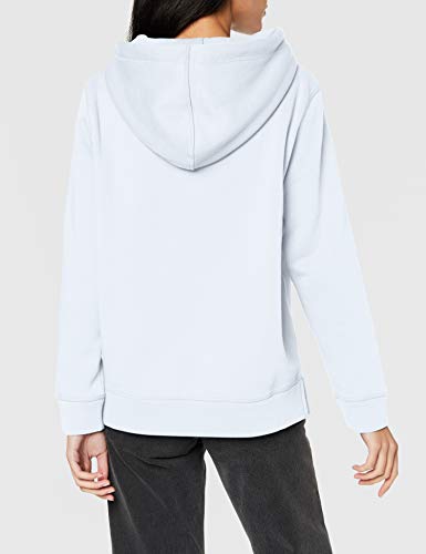 Tommy Hilfiger TH ESS Hilfiger Hoodie LS Sudadera, Azul (Breezy Blue C1o), 32 (Talla del Fabricante: XX-Small) para Mujer