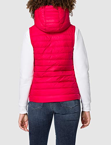Tommy Hilfiger TH ESS LW Down Vest Chaleco con forro, Rojo primario, XXL para Mujer