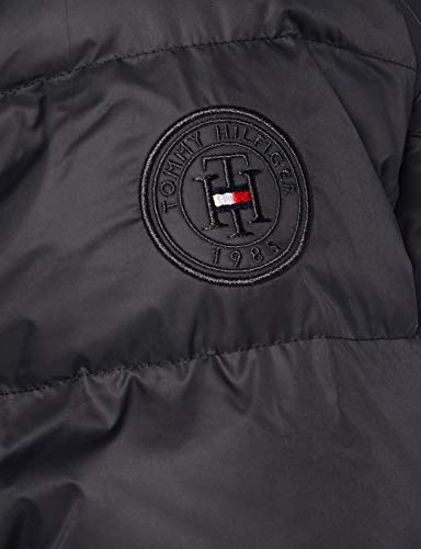 Tommy Hilfiger TH ESS Tyra Down Coat with Fur Chaqueta, Black, XL para Mujer