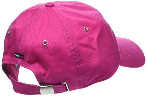 Tommy Hilfiger Tjw Signature Cap Gorra de béisbol, Morado (Fuchsia Purple 522), Talla única (Talla del Fabricante: OS) para Mujer