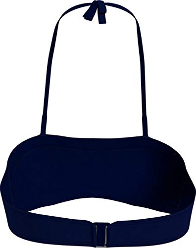 Tommy Hilfiger Wired Bandeau Parte Superior de Bikini, Desert Sky, D75 para Mujer