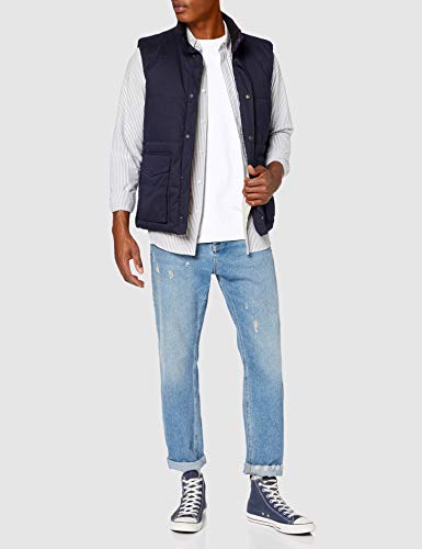 Tommy Jeans TJM Chest Logo tee Camiseta, Blanco (White), Large para Hombre