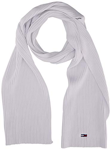 Tommy Jeans Tjw Basic Flag Rib Scarf Juego de accesorios de invierno, Negro, OS para Mujer