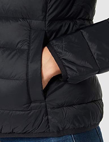 Tommy Jeans Tjw Hooded Quilted Zip Thru Chaqueta, Negro (Black), XXL para Mujer