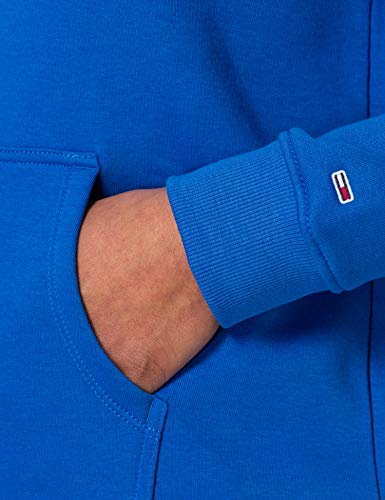 Tommy Jeans TJW Linear Logo Hoodie Suter, Costa del Golfo Azul, M para Mujer