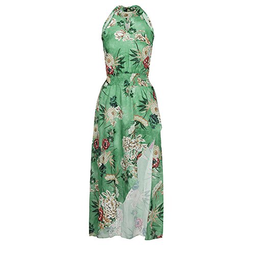 Tosonse Vestidos Largos para Mujer Boda De Verano Fuera del Hombro Vestido Largo Estampado Floral