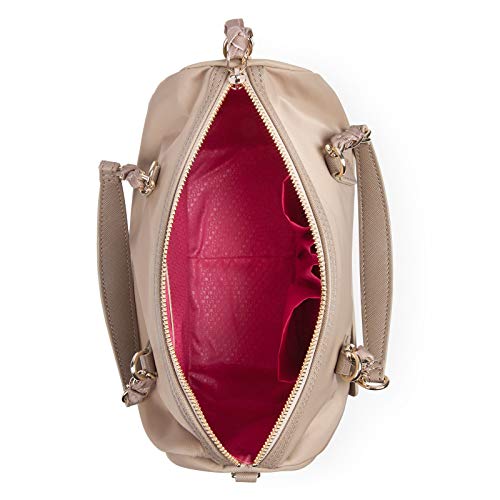 Tous Efim Brunock Chain, Bolso de Mano para Mujer, Beige (Topo 595900022), 28x20x13 cm (W x H x L)