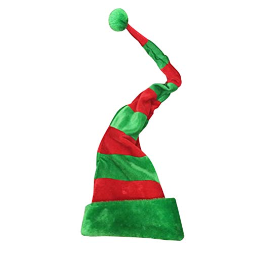 Toyvian Navidad Santa Claus Sombrero sentía Elfo Sombrero Fiesta Sombreros Fiesta de Navidad favores Foto Prop