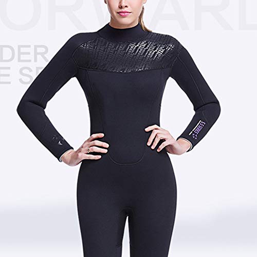 Traje de Neopreno para Mujer Traje de neopreno de 5 mm for mujer Traje de neopreno de natación de una pieza Protección completa contra los rayos UV de manga larga for practicar kayak para Bucear