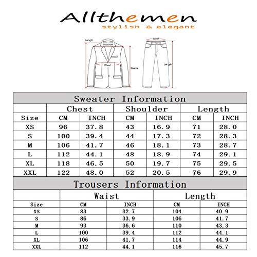Trajes para Hombre Chaquetas de Traje de Esmoquin de Boda Slim Fit de 2 Piezas con un Solo botón Chaqueta de Botonadura Cruzada