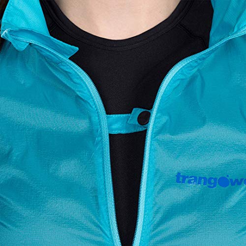 Trangoworld Azara Chaleco, Mujer, Azul Turquesa/Azul Oscuro, XS