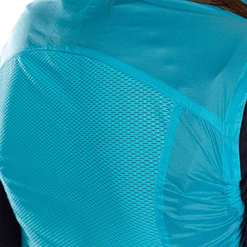 Trangoworld Azara Chaleco, Mujer, Azul Turquesa/Azul Oscuro, XS
