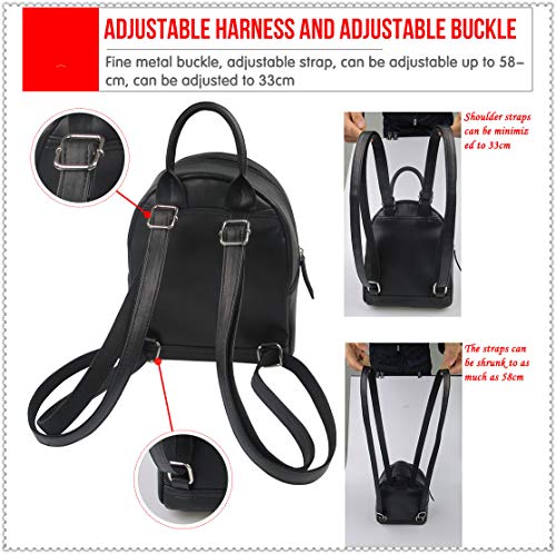 TRENAND mochila chica antirobo bolso negro fiesta mochila chica urbana bolsos de fiesta online mochila moda bo