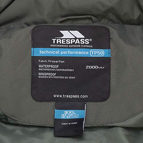 Trespass - Chaleco Acolchado Modelo Clasp para Hombre Caballero (XL) (Oliva)