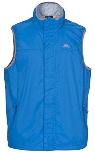 Trespass - Chaleco sin Mangas Modelo Mucuna Hombre Caballero (Grande (L)) (Azul)