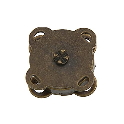 Trifycore 10 Piezas de Bronce Cosa en la Bolsa de Cierres magnéticos 15 mm es Ideal para Coser Ropa de Scrapbooking del Arte Bolsa