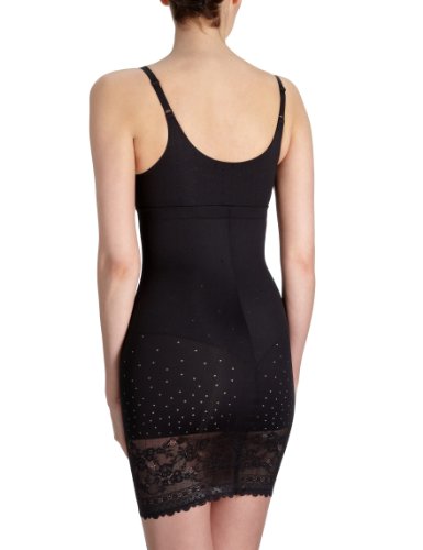 Triumph - Body con Bordados para Mujer, Talla 42, Color Negro