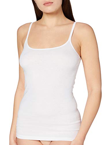 Triumph Katia Basics Shirt01 (1PL35), Camiseta tirantes Mujer, Blanco (WHITE 03), 44 (Talla fabricante: 42)