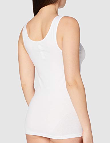 Triumph Katia Basics Shirt02 (1PL36) Camiseta Tirantes, Weiß (White 03), 48 para Mujer