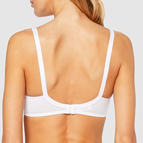 Triumph - Sujetador clásico elástico N sin aros para mujer, algodón Blanco (White 0003) 100B