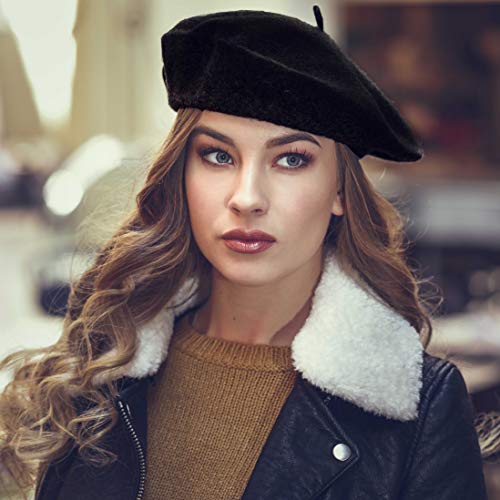 TRIXES Boina Francesa para Fiestas de Disfraces - Sombrero Temático - Boina Vasca - Un Tamaño