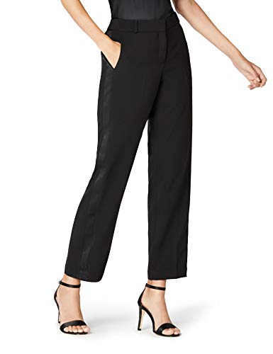 TRUTH & FABLE Pantalones Mujer, Negro (Black), 38, Label: S