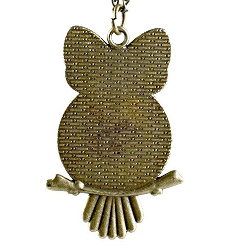 TUDUDU Punk Estilo Retro Joyería Zar Doble Águila Collar De Bronce Vintage Colgante Moda Búho Joyería Encanto Regalos Hombres Longitud 80 Cm