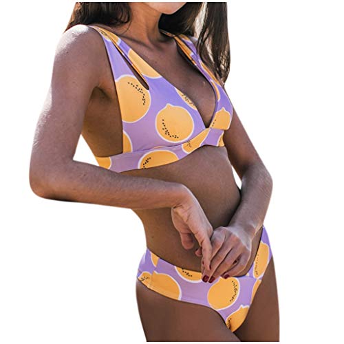 TUDUZ Bikinis Mujer Conjunto Tanga Braga Ropa Interior Sujetador Push-Up Acolchado Traje De Baño Ropa De Playa
