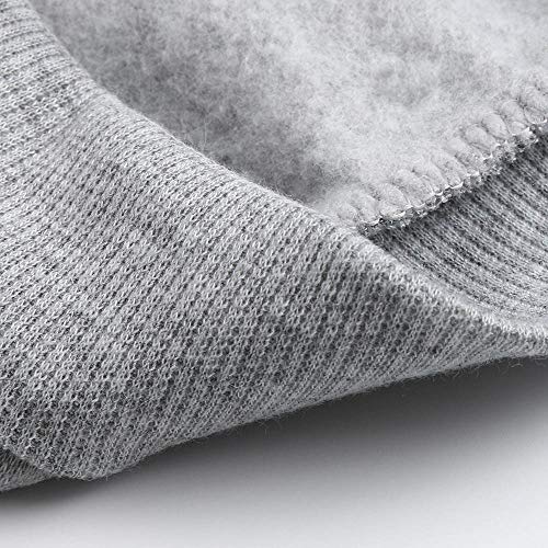 TUDUZ Sudaderas Sin Capucha Mujer Manga Larga Tops Estampado De Gato Camisas (Gris, M)