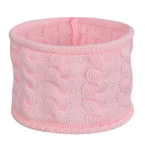 Tuopuda Sombrero para Niños Y Niñas Bufanda Conjunto Slouchy Invierno Grueso Bebe Beanie Gorros con Pompon Y Bufanda de Punto Cuello Redondo para 0-24 Meses Niña Niño