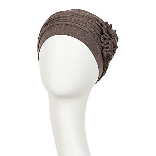 Turbante gorro Lotus (0084 - Marrón jaspeado)