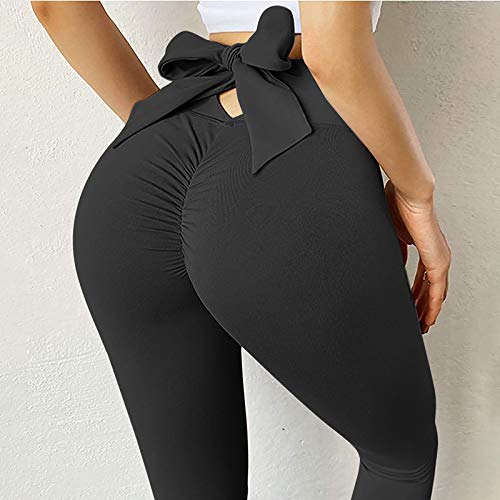 TWIOIOVE Leggings Push Up Mujer, Leggins Pantalon Deporte Yoga, Pantalones Deportivos Alta Cintura Elásticos Yoga Fitness Suaves Elásticos Cintura Alta para Rojoucir Vientre Yoga Pants