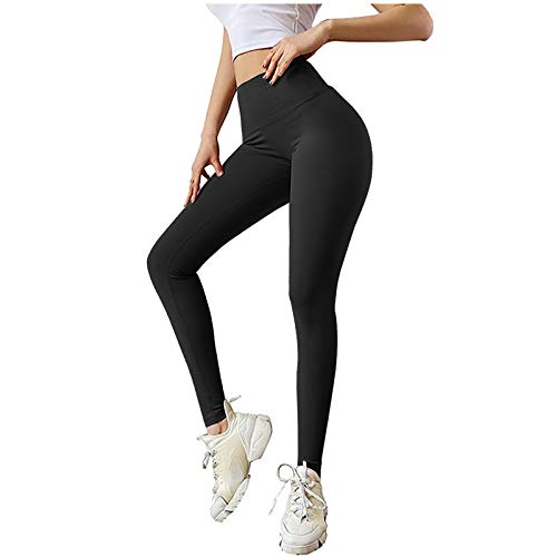 TWIOIOVE Leggings Push Up Mujer, Leggins Pantalon Deporte Yoga, Pantalones Deportivos Alta Cintura Elásticos Yoga Fitness Suaves Elásticos Cintura Alta para Rojoucir Vientre Yoga Pants
